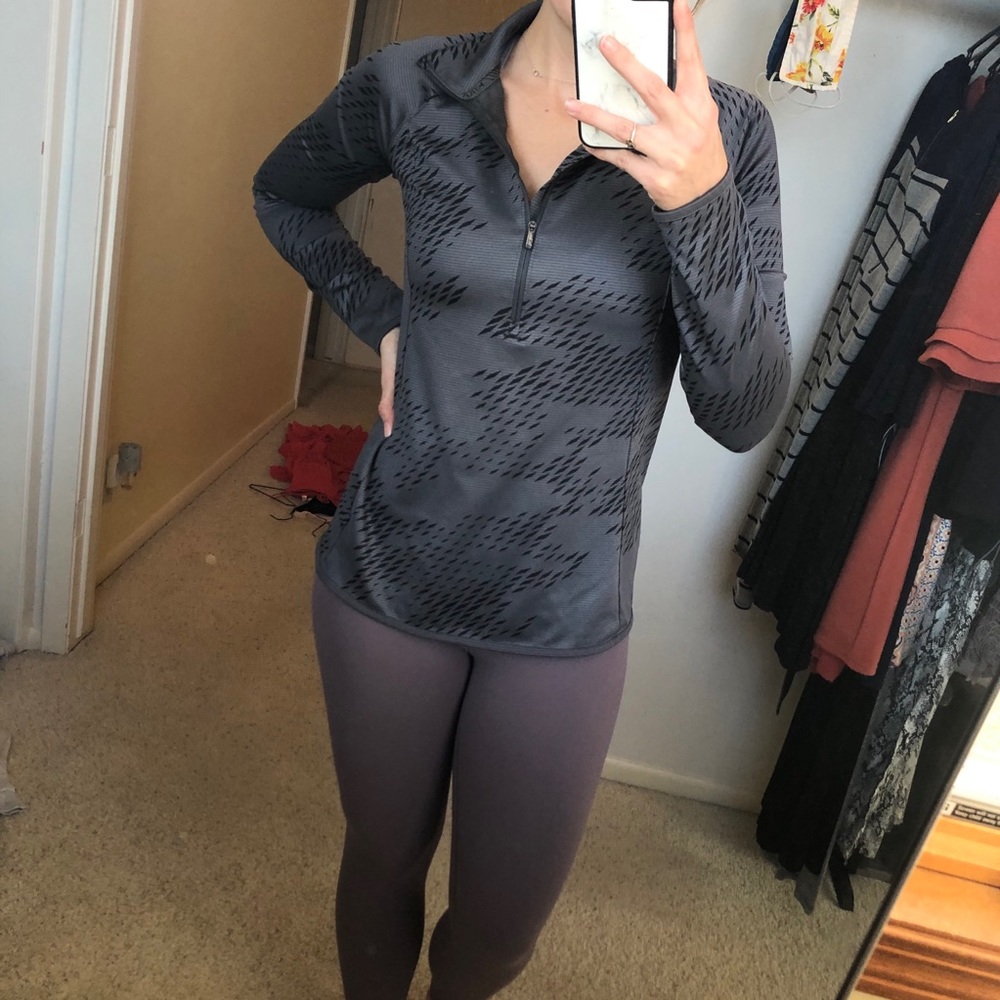 Under Armour Gray and Black Pullover